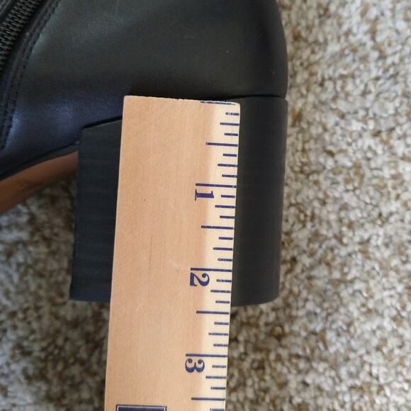 Linea Paolo Viva Black Leather Ankle Booties | Size 8.5 - Picture 11 of 16